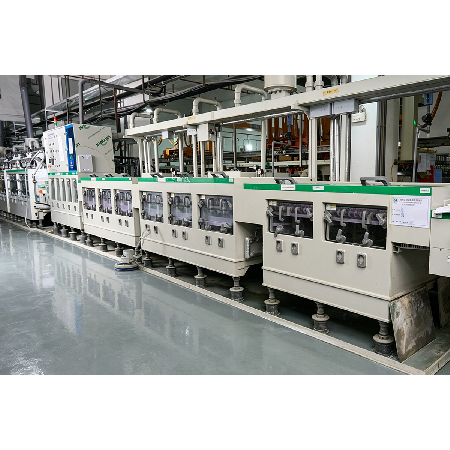 Vacuum etched DES line