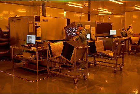 Line laser exposure machine